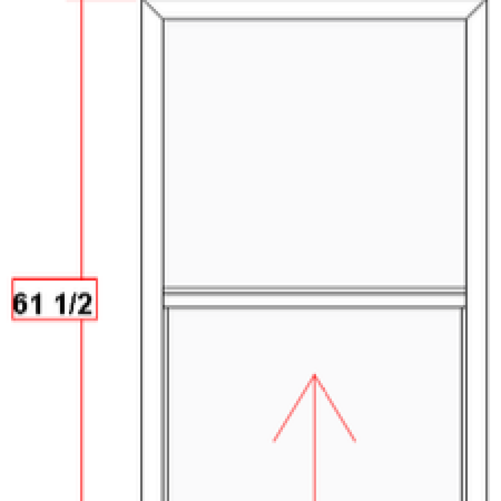 36x62 900 series single hung