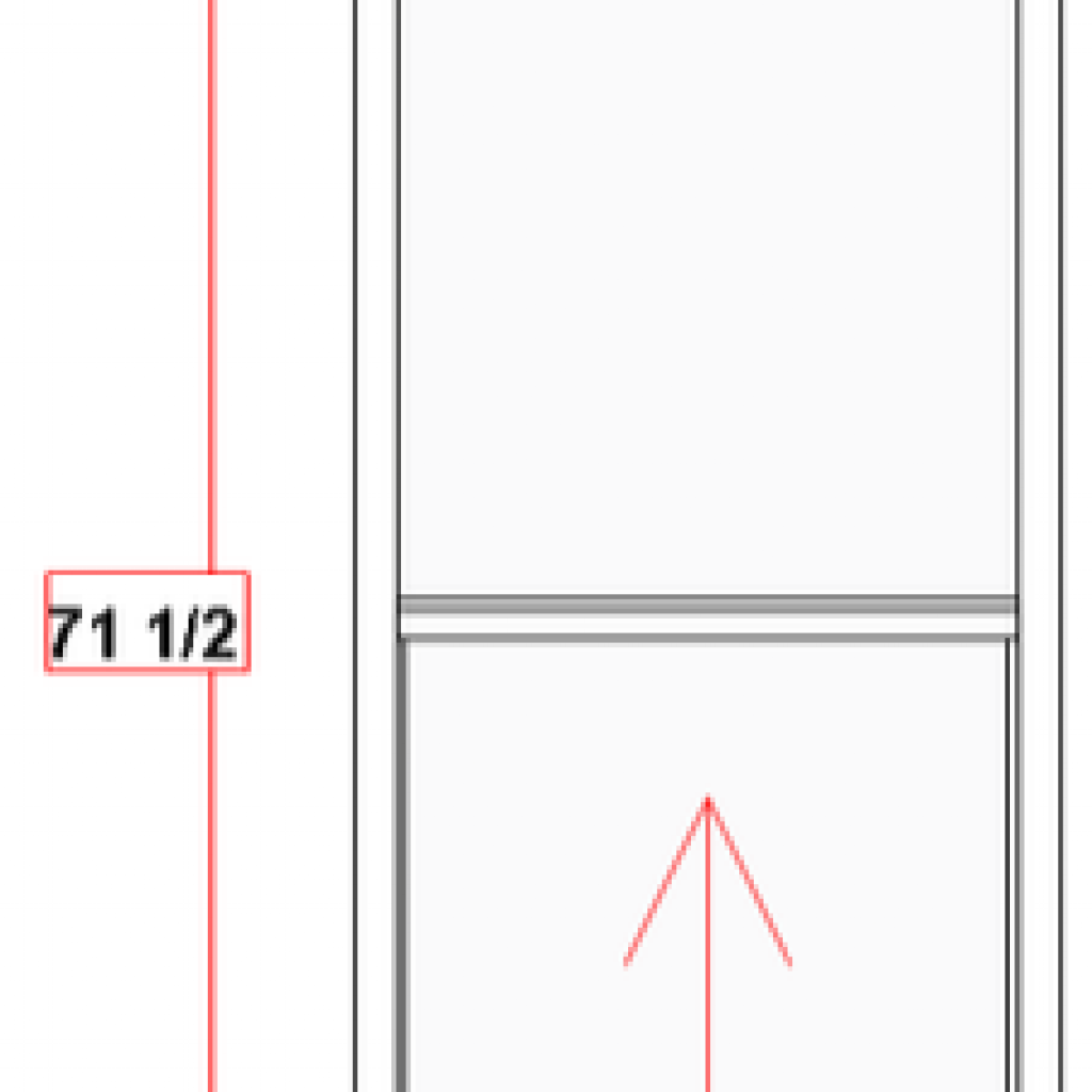 36x72 900 series single hung window
